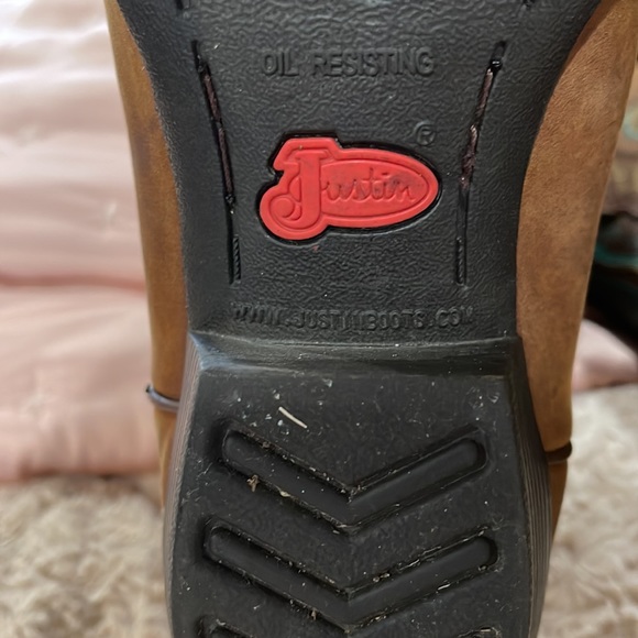 Justin cowboy boots size 8.5 B - Picture 3 of 11